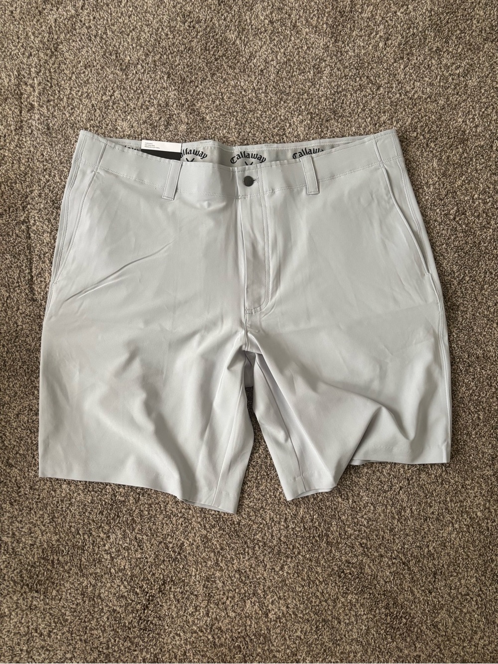 Callaway Men's Light Gray Golf Performance Shorts